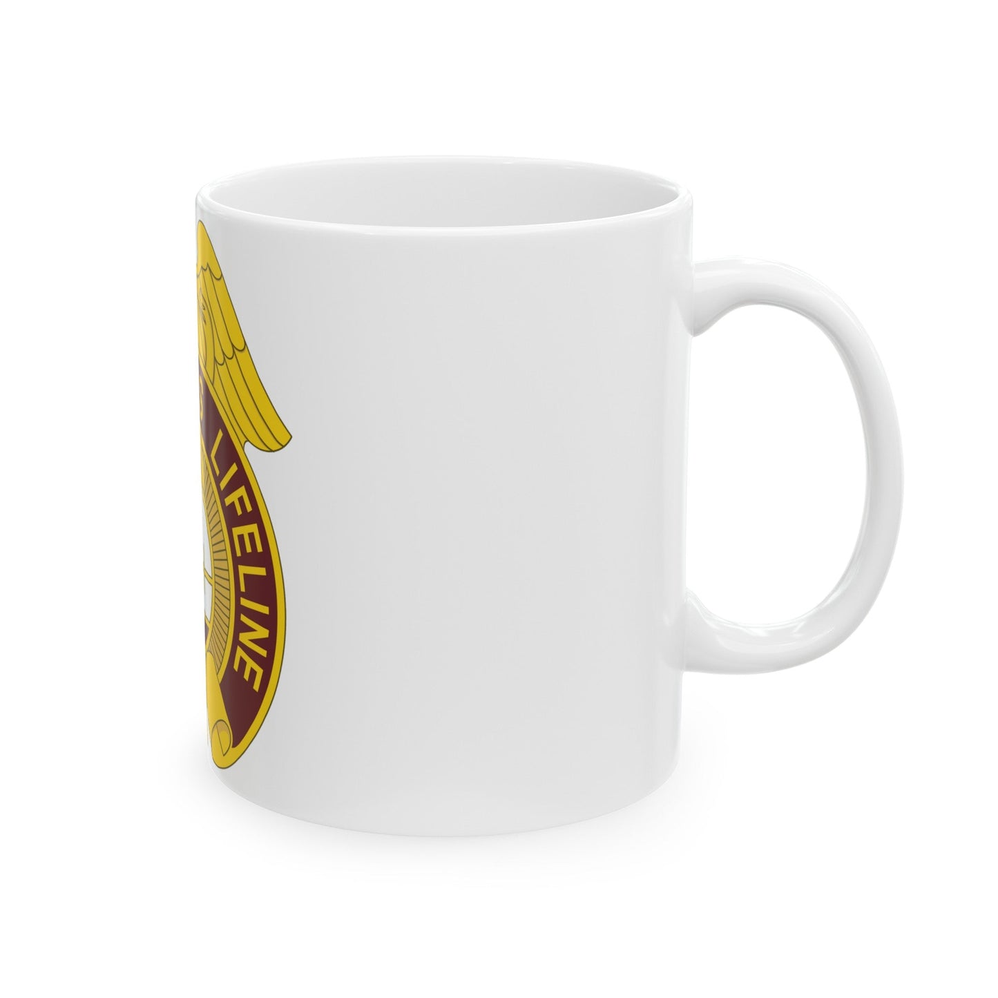 424 Medical Battalion (U.S. Army) White Coffee Mug-The Sticker Space