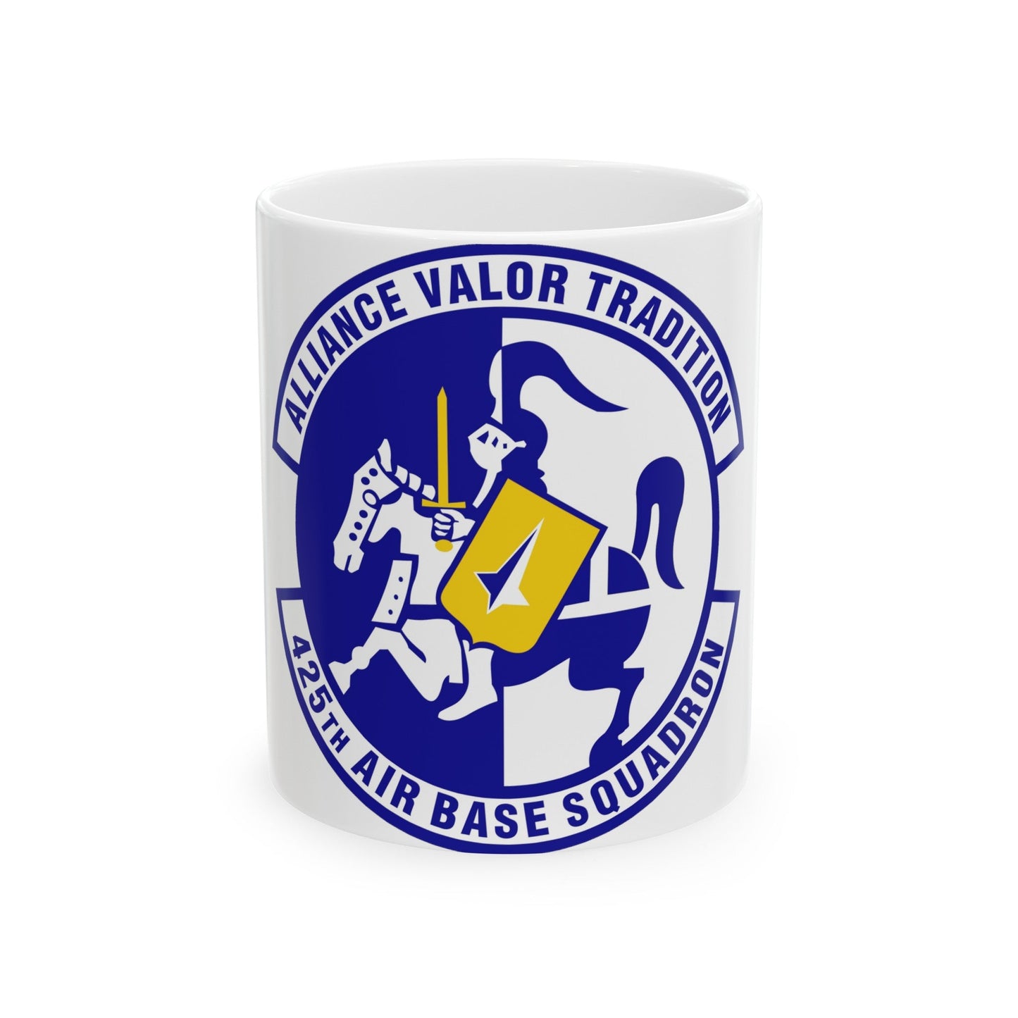 425th Air Base Squadron (U.S. Air Force) White Coffee Mug-11oz-The Sticker Space