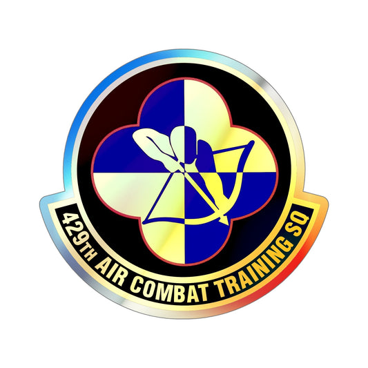 429th Air Combat Training Squadron (U.S. Air Force) Holographic STICKER Die-Cut Vinyl Decal-6 Inch-The Sticker Space