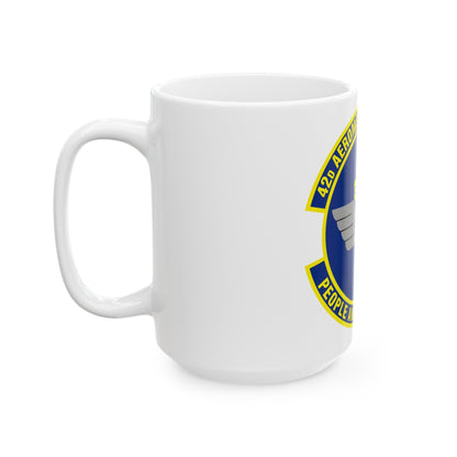 42d Aeromedical Dental Squadron (U.S. Air Force) White Coffee Mug-The Sticker Space