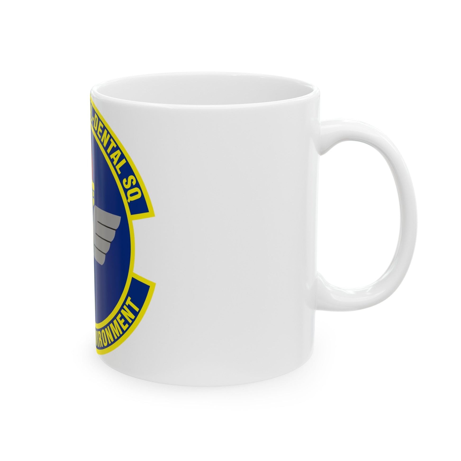 42d Aeromedical Dental Squadron (U.S. Air Force) White Coffee Mug-The Sticker Space