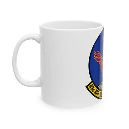 43 Air Mobility Squadron AMC (U.S. Air Force) White Coffee Mug-The Sticker Space