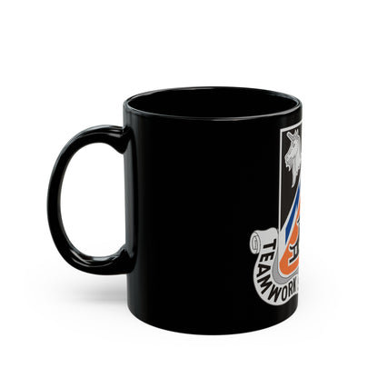 43 Signal Battalion (U.S. Army) Black Coffee Mug-The Sticker Space