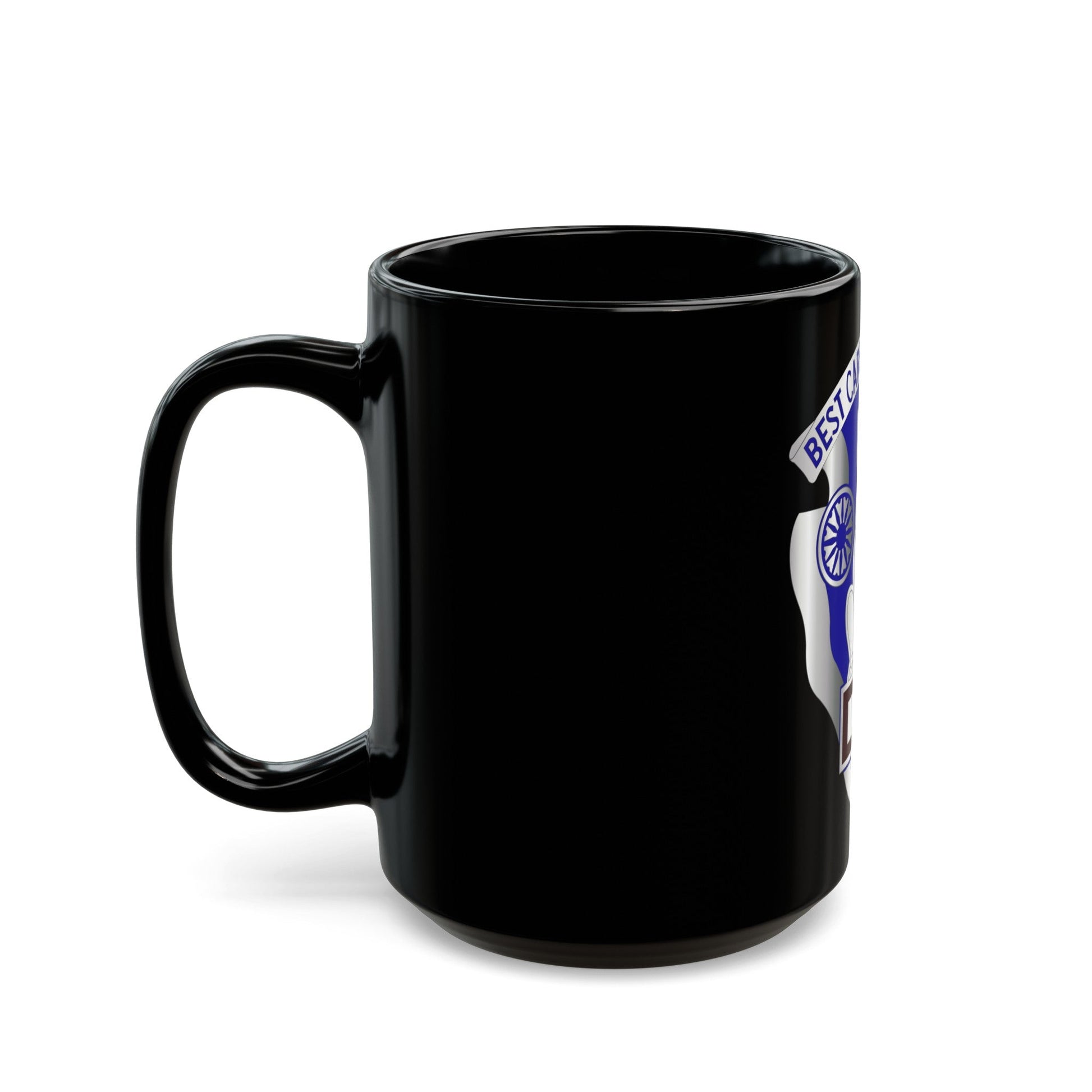 43 Surgical Hospital (U.S. Army) Black Coffee Mug-The Sticker Space