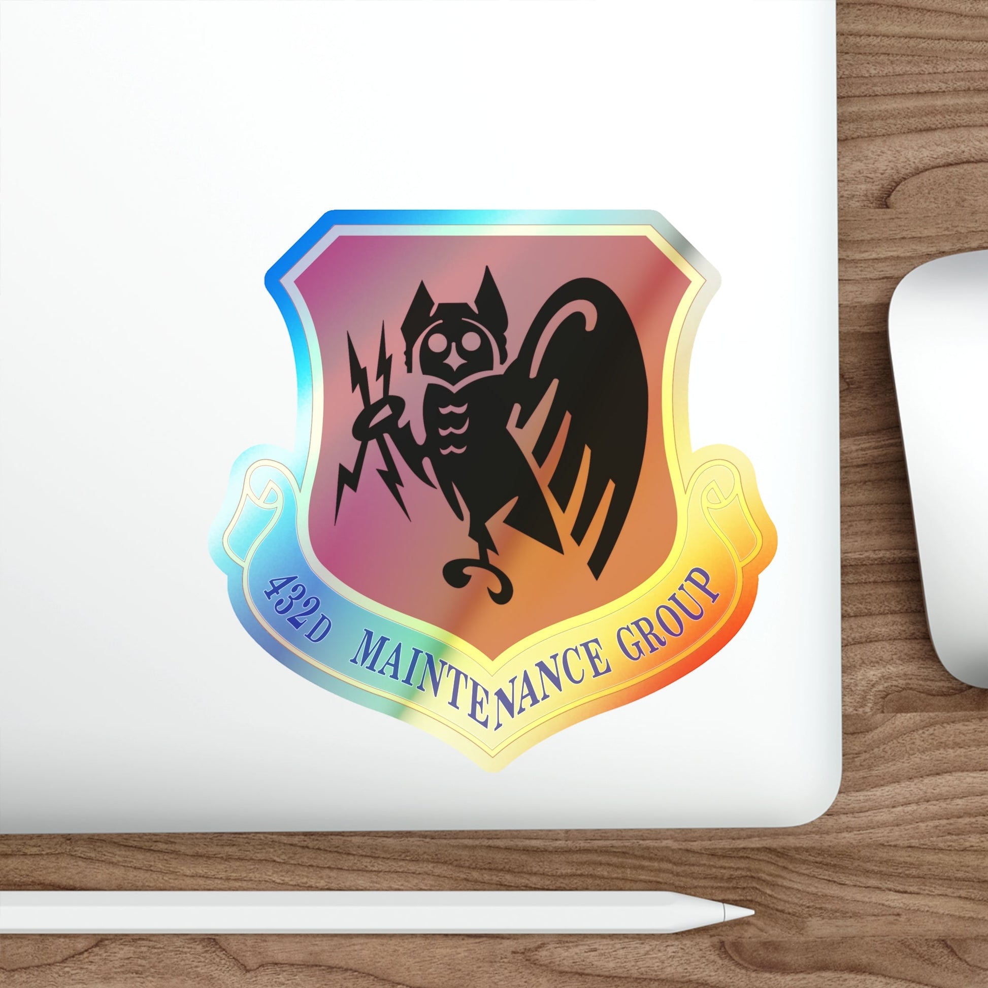 432d Maintenance Group (U.S. Air Force) Holographic STICKER Die-Cut Vinyl Decal-The Sticker Space