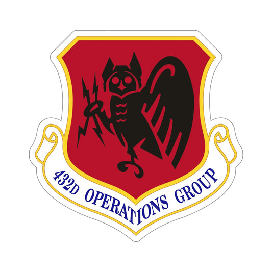 432d Operations Group (U.S. Air Force) STICKER Vinyl Die-Cut Decal-6 Inch-The Sticker Space