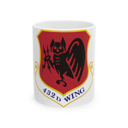 432d Wing (U.S. Air Force) White Coffee Mug-11oz-The Sticker Space