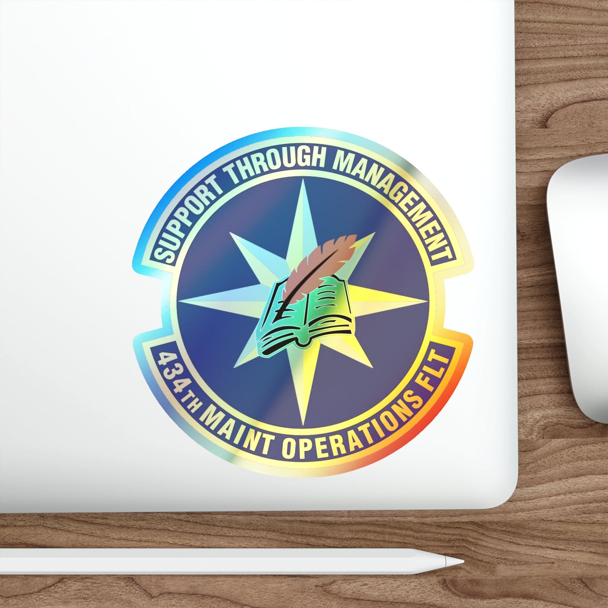434th Maintenance Operations Flight (U.S. Air Force) Holographic STICKER Die-Cut Vinyl Decal-The Sticker Space