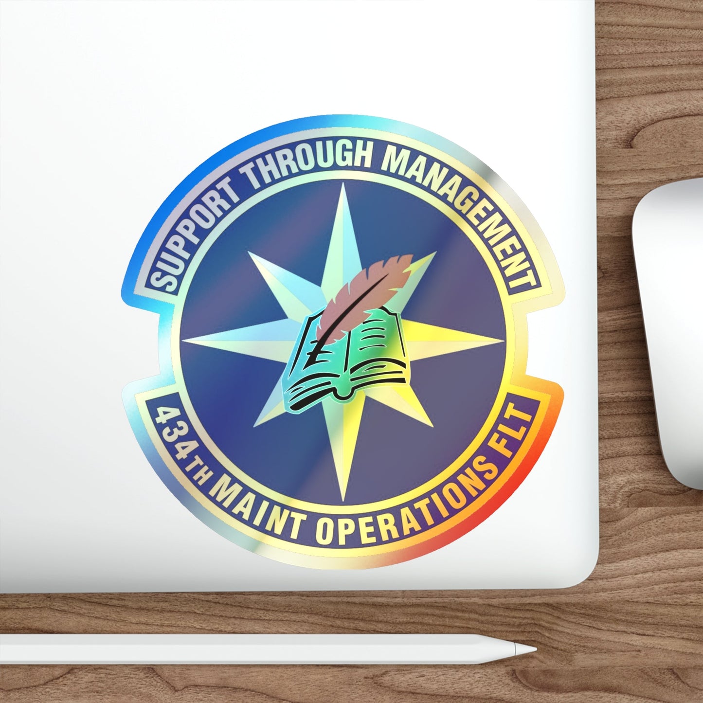 434th Maintenance Operations Flight (U.S. Air Force) Holographic STICKER Die-Cut Vinyl Decal-The Sticker Space