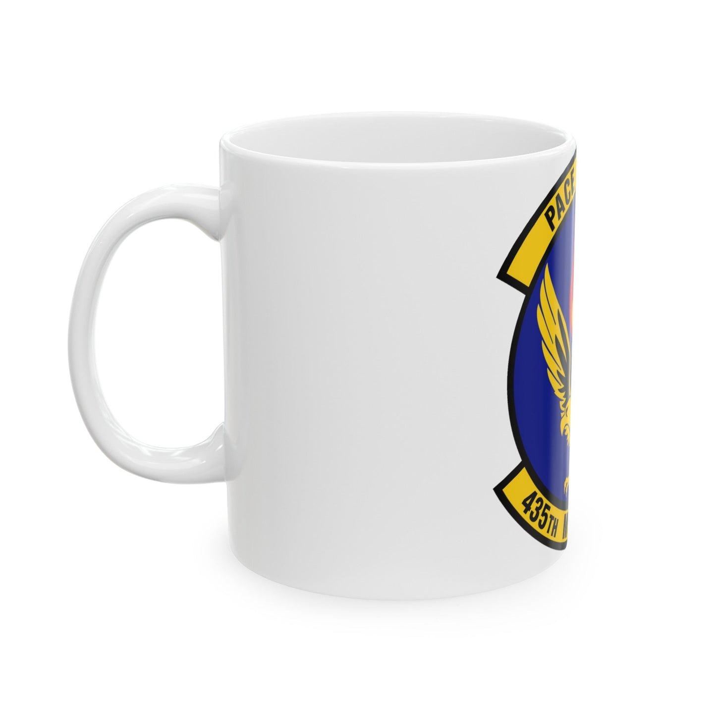 435th Munitions Squadron (U.S. Air Force) White Coffee Mug-The Sticker Space