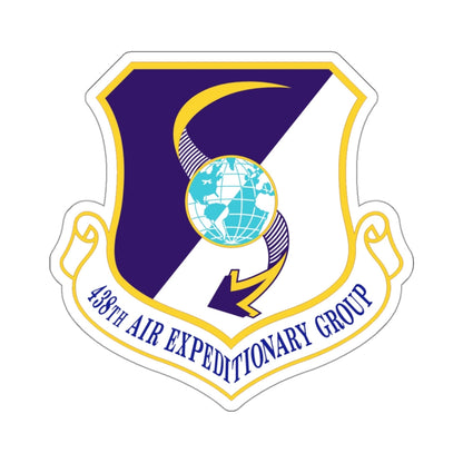 438th Air Expeditionary Group (U.S. Air Force) STICKER Vinyl Die-Cut Decal-White-The Sticker Space