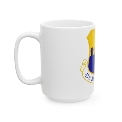 43d Airlift Group (U.S. Air Force) White Coffee Mug-The Sticker Space