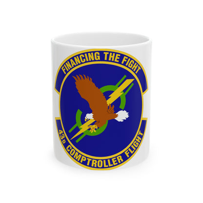 43d Comptroller Flight (U.S. Air Force) White Coffee Mug-11oz-The Sticker Space