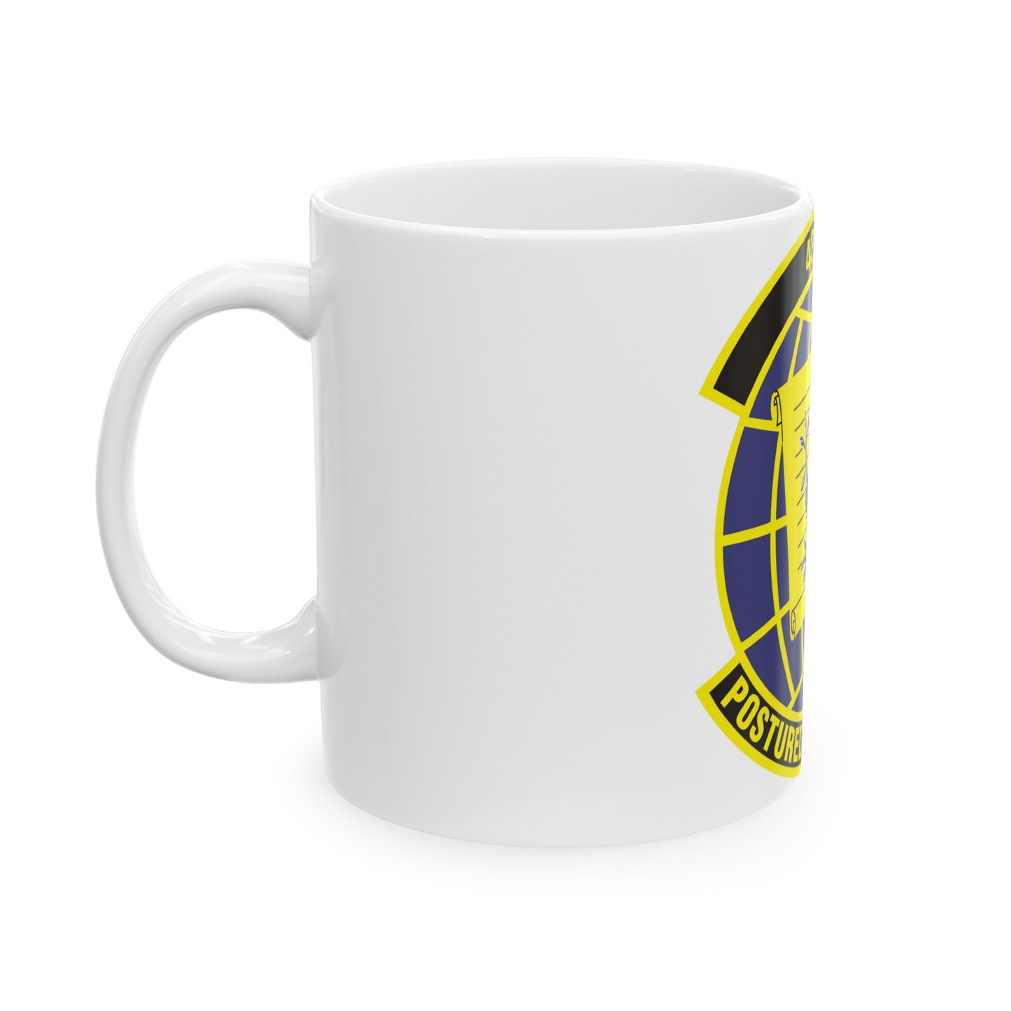 43d Contracting Squadron (U.S. Air Force) White Coffee Mug-The Sticker Space