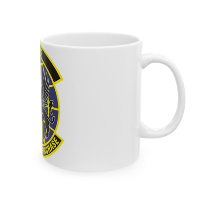 43d Contracting Squadron (U.S. Air Force) White Coffee Mug-The Sticker Space