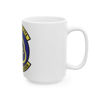 43d Fighter Squadron (U.S. Air Force) White Coffee Mug-The Sticker Space