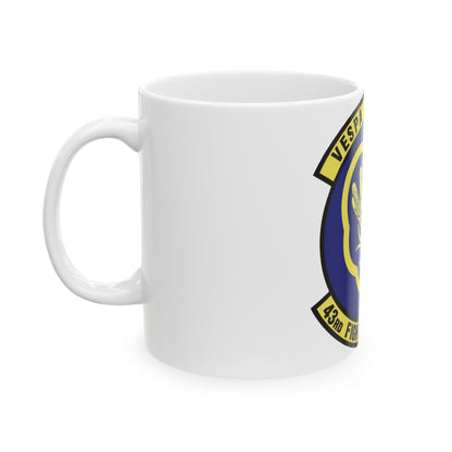 43d Fighter Squadron (U.S. Air Force) White Coffee Mug