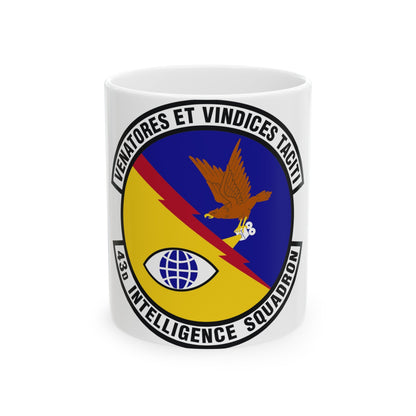 43d Intelligence Squadron (U.S. Air Force) White Coffee Mug-11oz-The Sticker Space