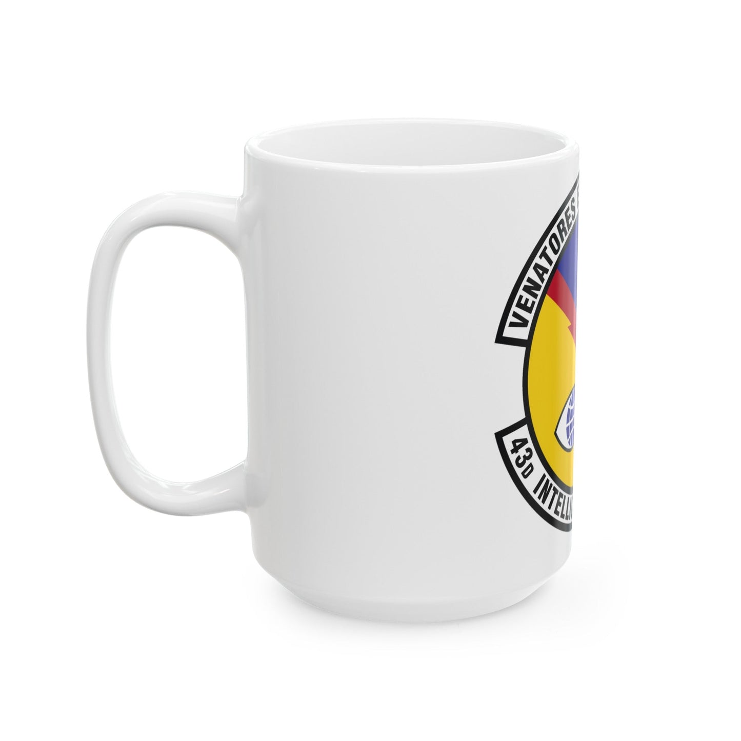 43d Intelligence Squadron (U.S. Air Force) White Coffee Mug-The Sticker Space