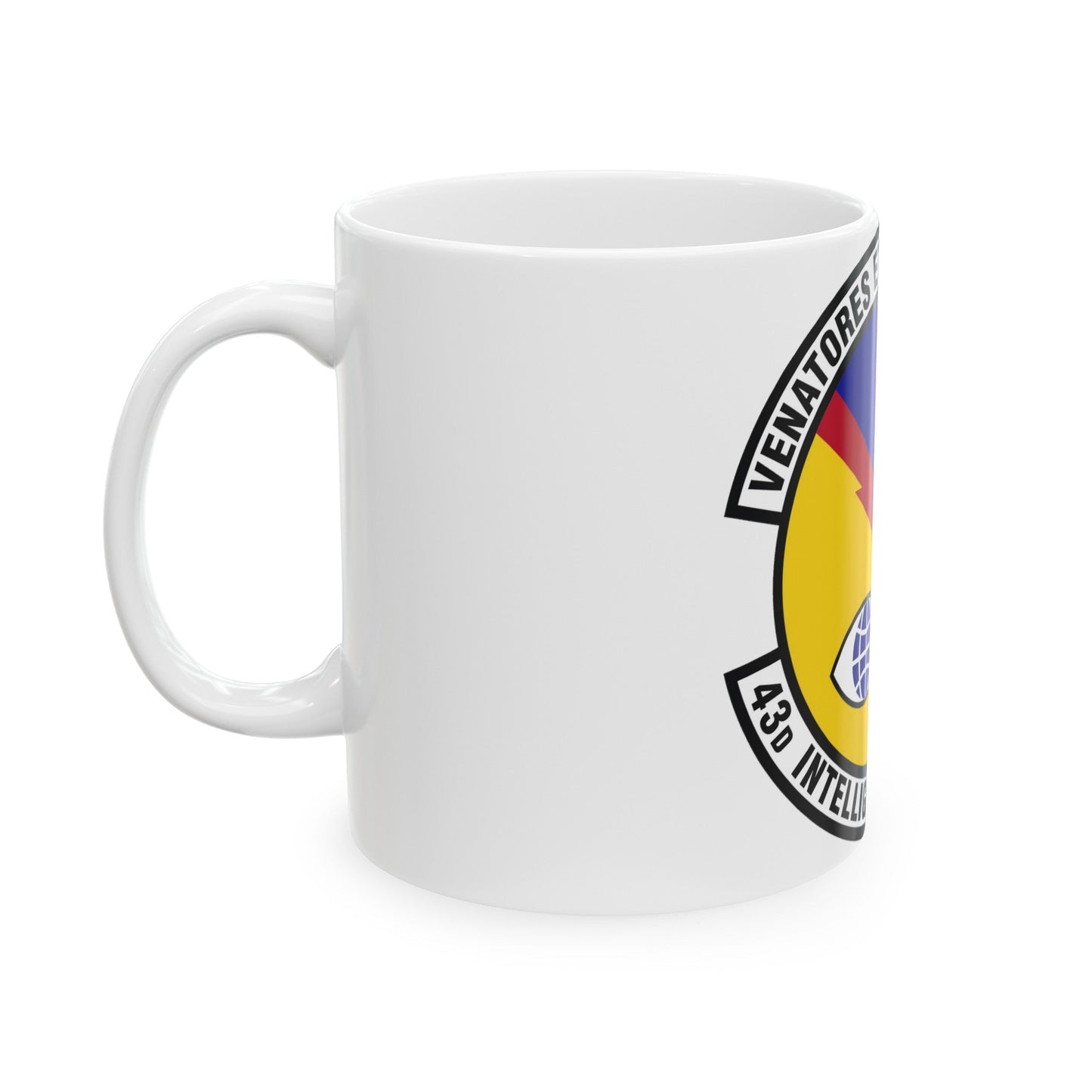 43d Intelligence Squadron (U.S. Air Force) White Coffee Mug-The Sticker Space