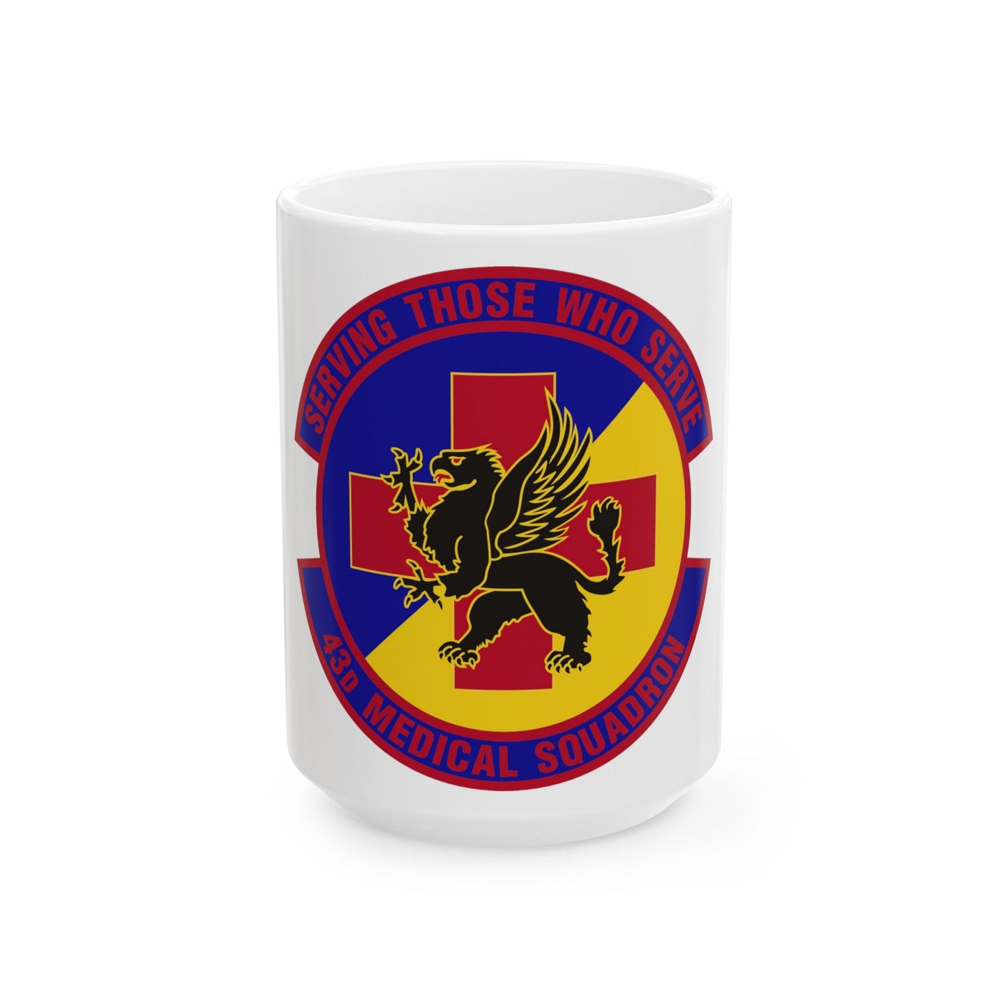 43d Medical Squadron (U.S. Air Force) White Coffee Mug