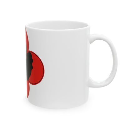43rd Infantry Division CSIB (U.S. Army) White Coffee Mug-The Sticker Space