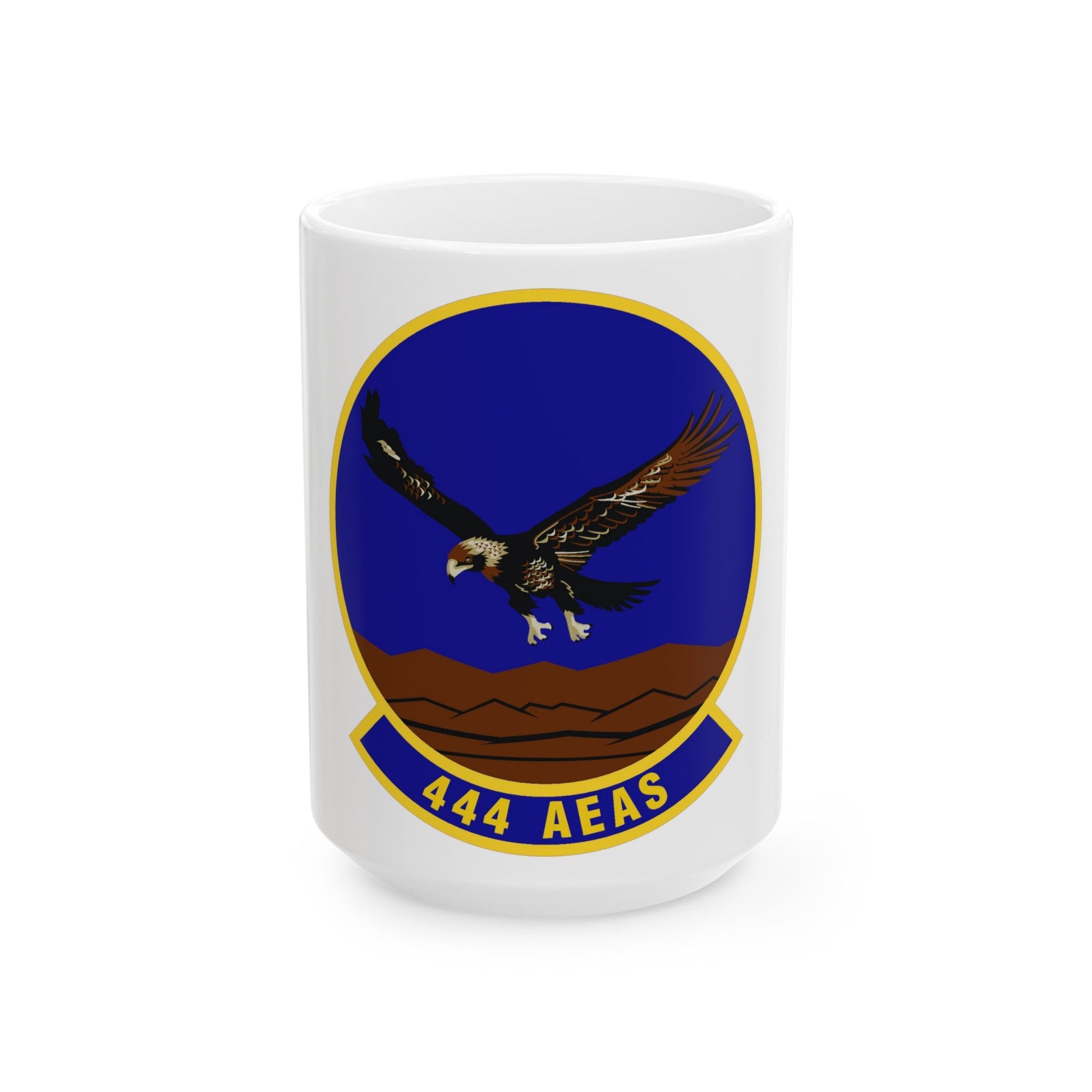 444th Air Expeditionary Advisory Squadron (U.S. Air Force) White Coffee Mug-15oz-The Sticker Space