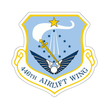 446th Airlift Wing (U.S. Air Force) STICKER Vinyl Die-Cut Decal-White-The Sticker Space