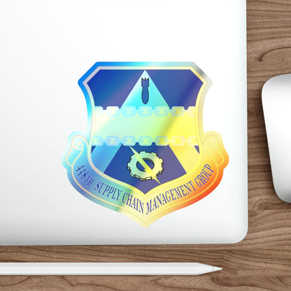 448th Supply Chain Management Group (U.S. Air Force) Holographic STICKER Die-Cut Vinyl Decal-The Sticker Space