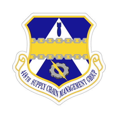 448th Supply Chain Management Group (U.S. Air Force) STICKER Vinyl Die-Cut Decal-White-The Sticker Space
