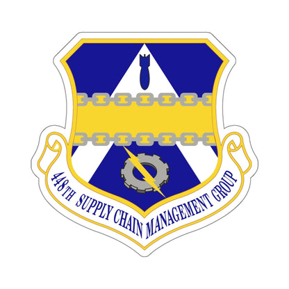 448th Supply Chain Management Group (U.S. Air Force) STICKER Vinyl Die-Cut Decal-White-The Sticker Space