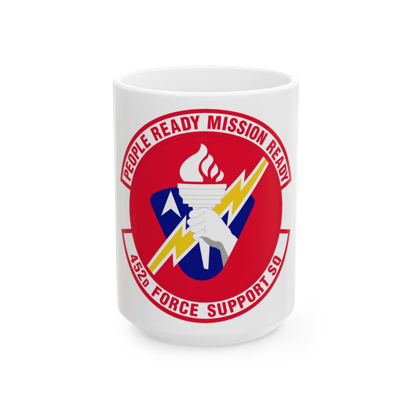452 Force Support Squadron AFRC (U.S. Air Force) White Coffee Mug-15oz-The Sticker Space