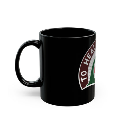 458 Surgical Hospital (U.S. Army) Black Coffee Mug-The Sticker Space