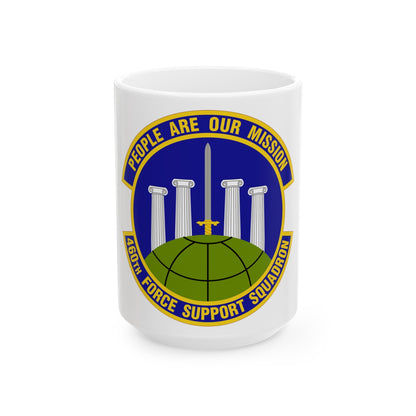 460 Force Support Squadron AFSPC (U.S. Air Force) White Coffee Mug-15oz-The Sticker Space