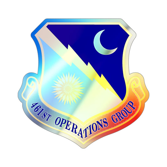 461 Operations Group ACC (U.S. Air Force) Holographic STICKER Die-Cut Vinyl Decal-6 Inch-The Sticker Space