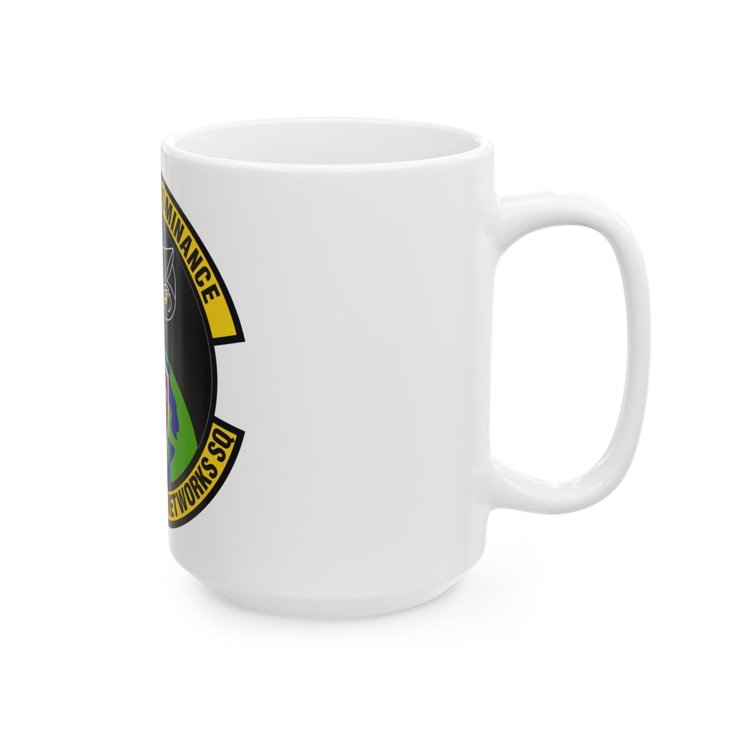 461st Air Control Networks Squadron (U.S. Air Force) White Coffee Mug-The Sticker Space