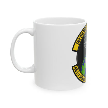 461st Air Control Networks Squadron (U.S. Air Force) White Coffee Mug-The Sticker Space