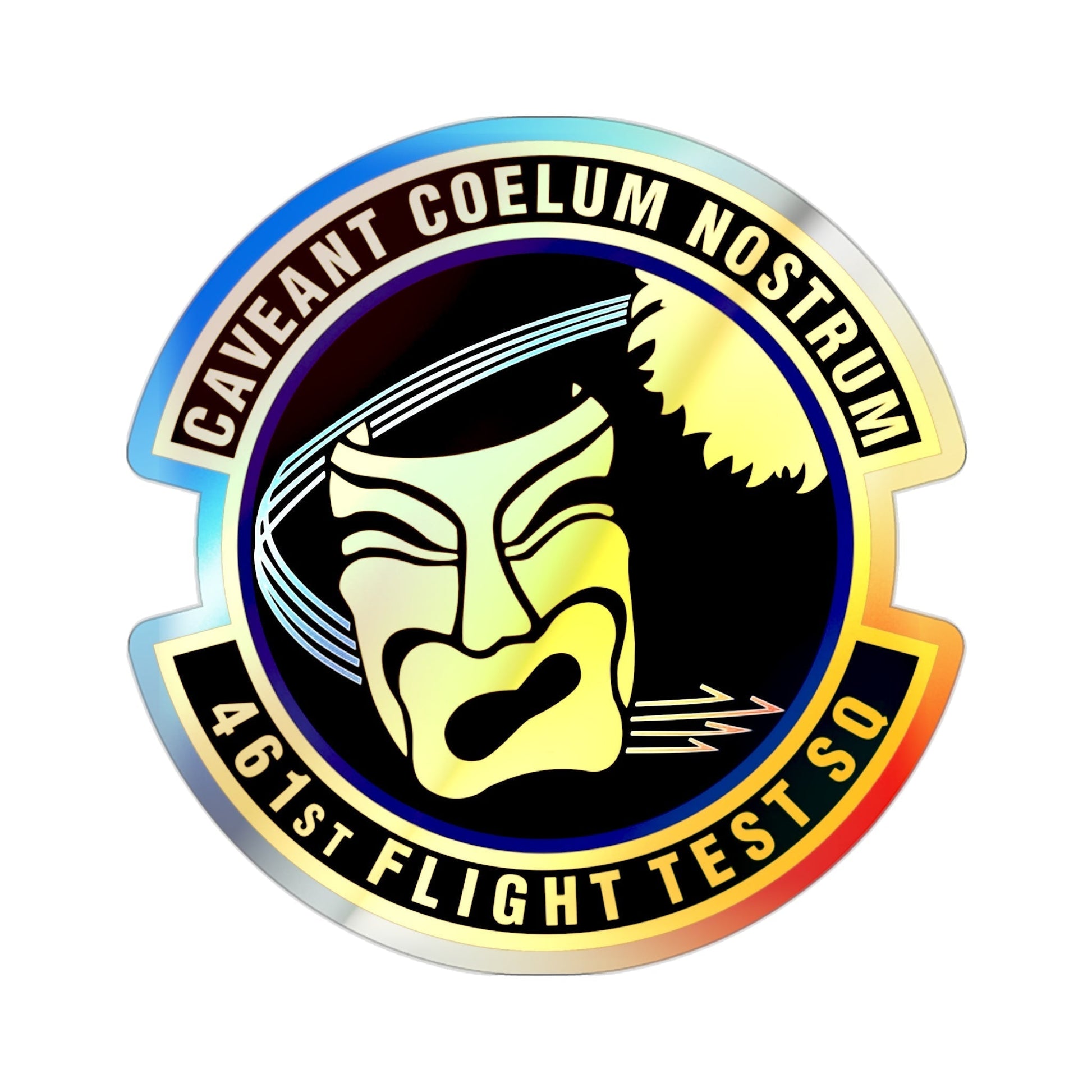 461st Flight Test Squadron (U.S. Air Force) Holographic STICKER Die-Cut Vinyl Decal-2 Inch-The Sticker Space