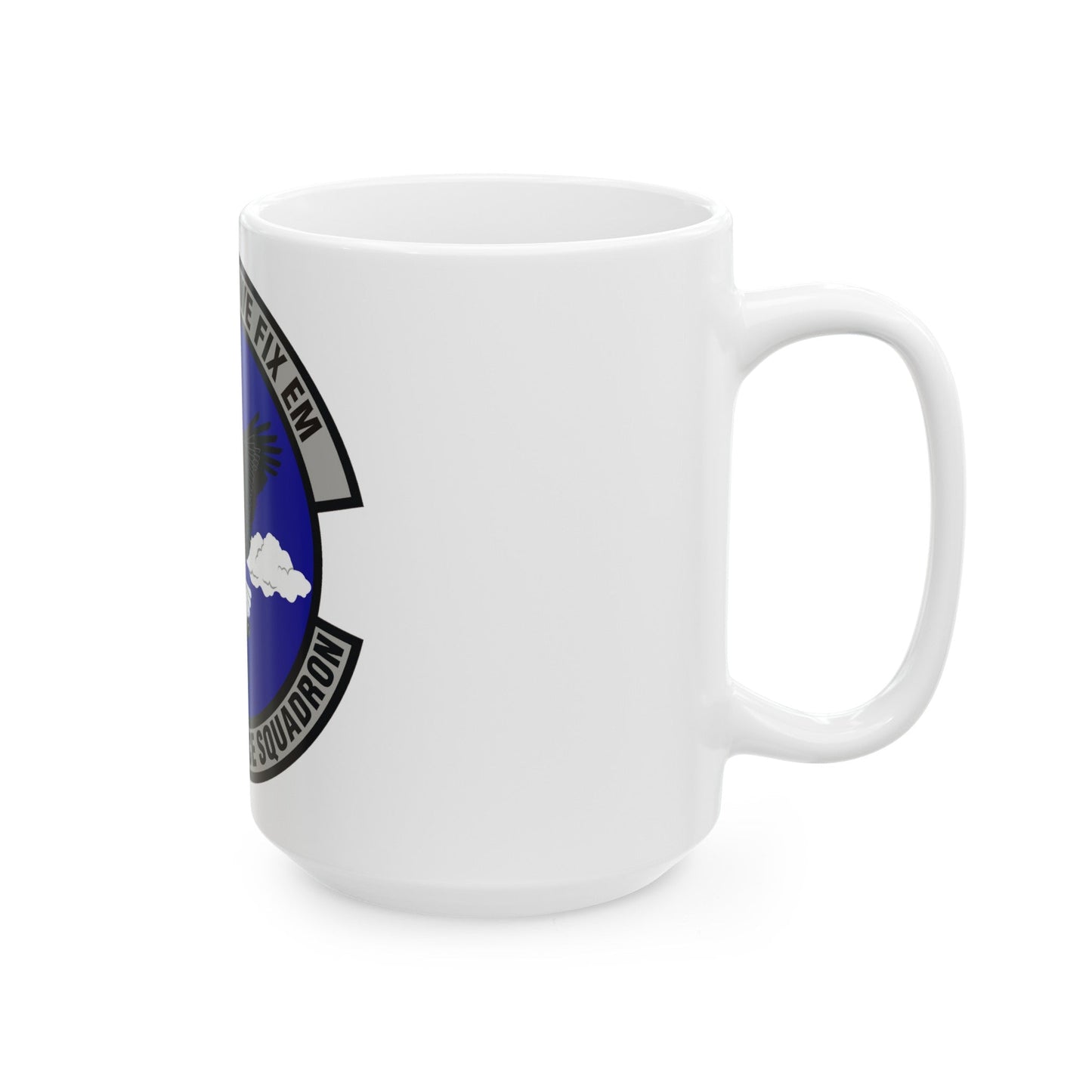 461st Maintenance Squadron (U.S. Air Force) White Coffee Mug-The Sticker Space