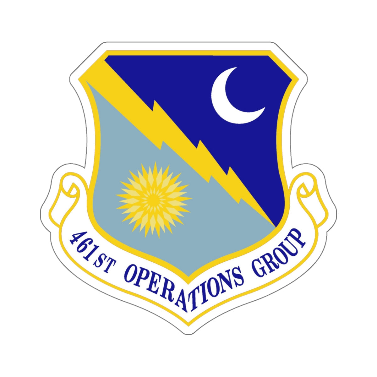 461st Operations Group (U.S. Air Force) STICKER Vinyl Die-Cut Decal-White-The Sticker Space