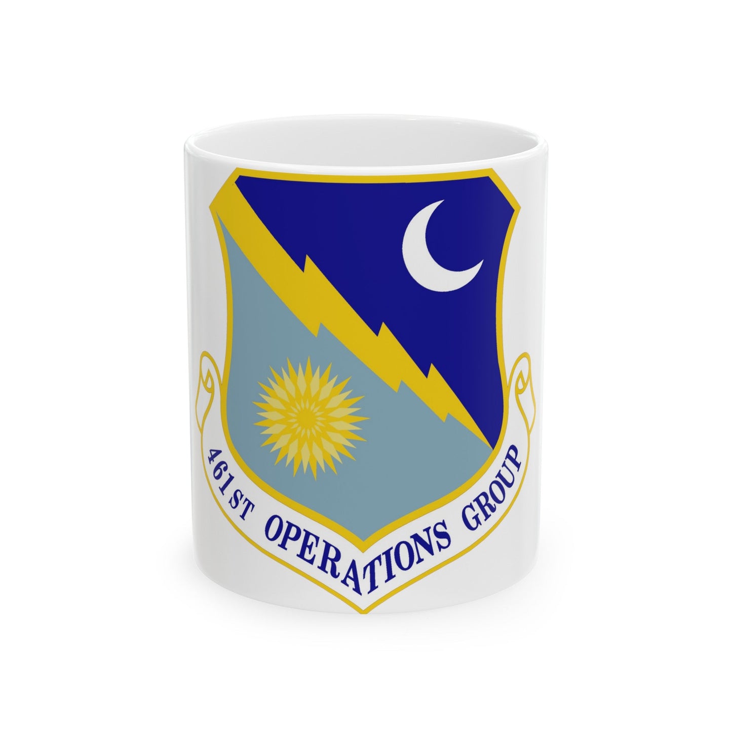 461st Operations Group (U.S. Air Force) White Coffee Mug-11oz-The Sticker Space