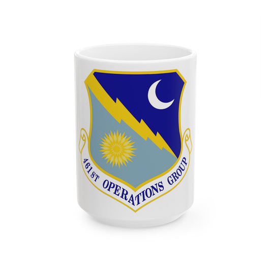 461st Operations Group (U.S. Air Force) White Coffee Mug