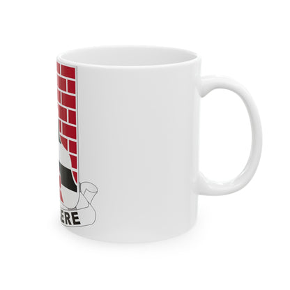 463 Engineer Battalion (U.S. Army) White Coffee Mug-The Sticker Space