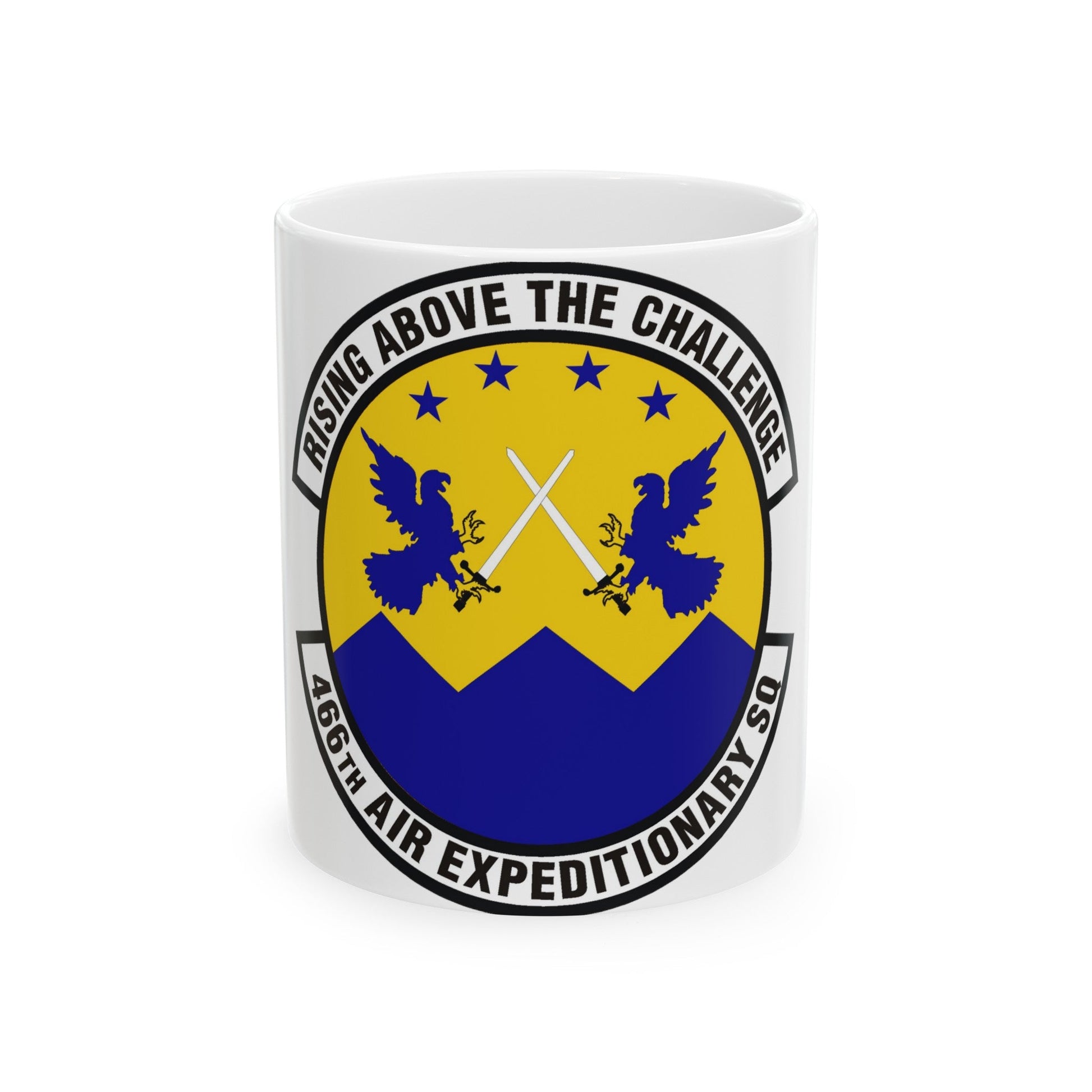 466th Air Expeditionary Squadron (U.S. Air Force) White Coffee Mug-11oz-The Sticker Space