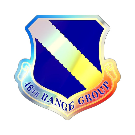 46th Range Group (U.S. Air Force) Holographic STICKER Die-Cut Vinyl Decal-6 Inch-The Sticker Space