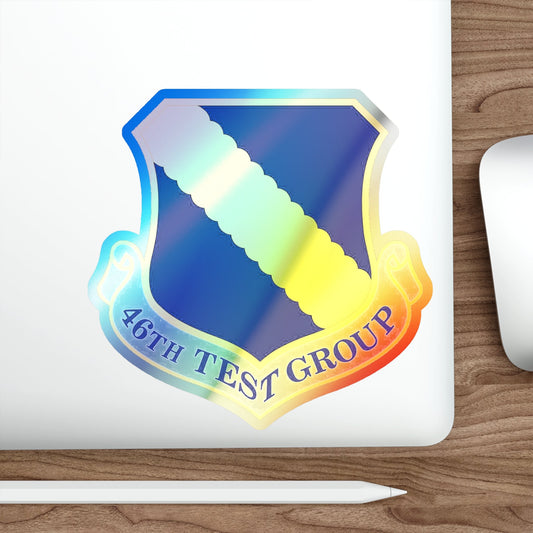 46th Test Group (U.S. Air Force) Holographic STICKER Die-Cut Vinyl Decal-The Sticker Space