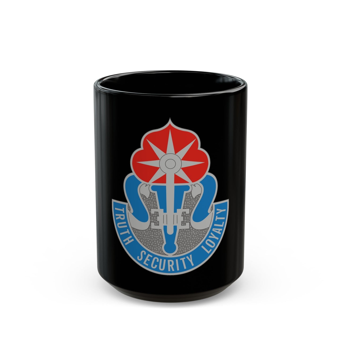 470 Military Intelligence Brigade (U.S. Army) Black Coffee Mug-15oz-The Sticker Space