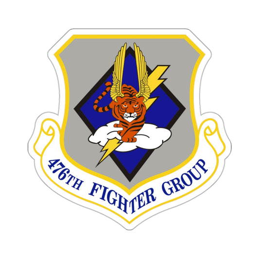 476 Fighter Group AFRC (U.S. Air Force) STICKER Vinyl Die-Cut Decal-White-The Sticker Space