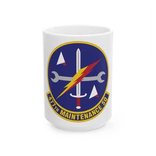 477th Maintenance Squadron (U.S. Air Force) White Coffee Mug