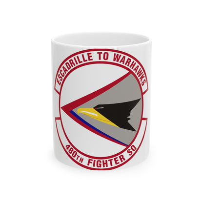 480th Fighter Squadron (U.S. Air Force) White Coffee Mug-11oz-The Sticker Space